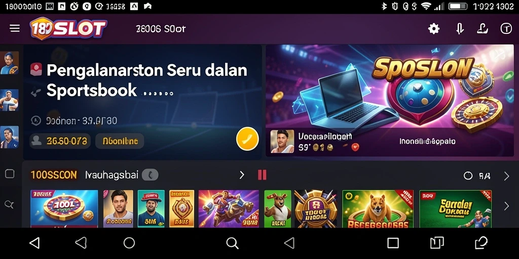 Screenshot 180SLOT menampilkan antarmuka taruhan yang menarik dan informatif.