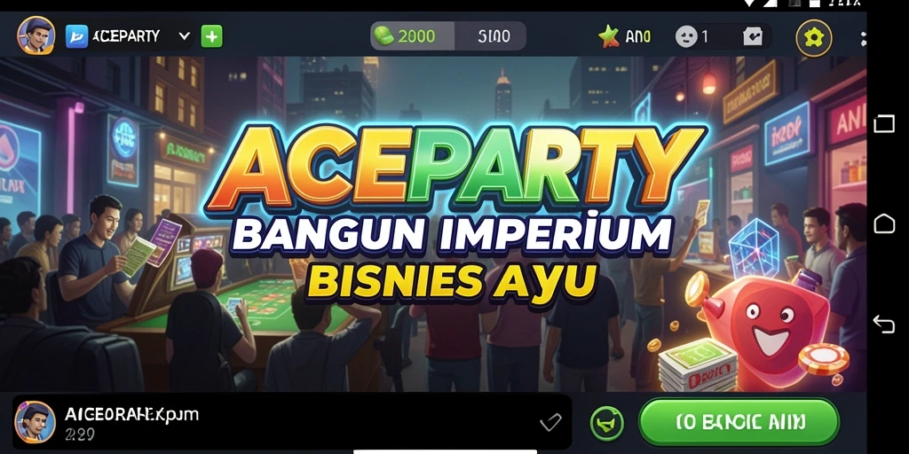 Tangkapan layar menunjukkan gameplay seru di <strong>ACEPARTY</strong> dengan visual menawan.