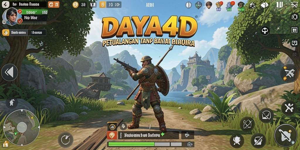 Gameplay menakjubkan dari DAYA4D di dunia terbuka.