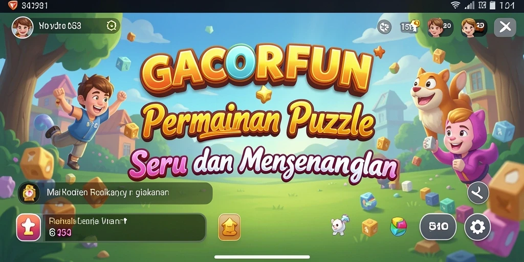 Screenshot gameplay GACORFUN yang menarik dan penuh warna.