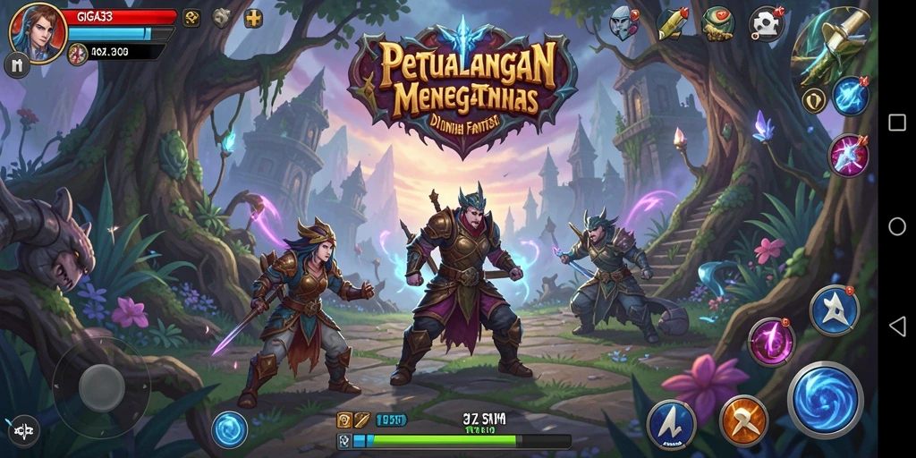 Cuplikan gameplay GIGA33 yang menampilkan petualangan mendebarkan.