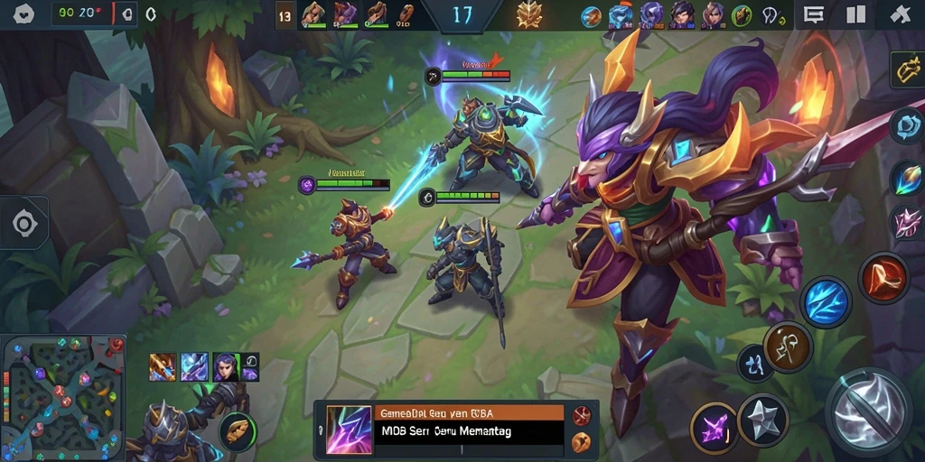 Tampilan aksi seru dalam gameplay KOSTOTO yang mendebarkan.
