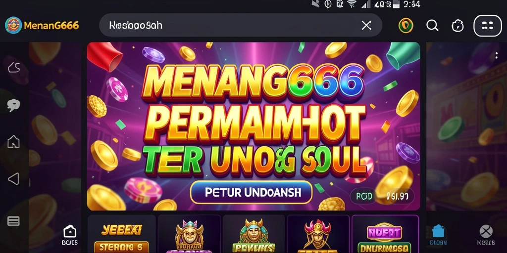 Gameplay Slot MENANG666 yang mendebarkan dan penuh warna.