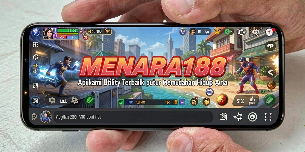 Tampilan antarmuka aplikasi MENARA188 yang intuitif dan menarik.