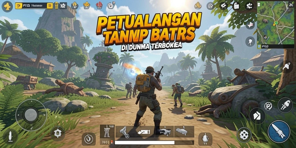 Gameplay seru di dunia terbuka yang luas dan menarik.