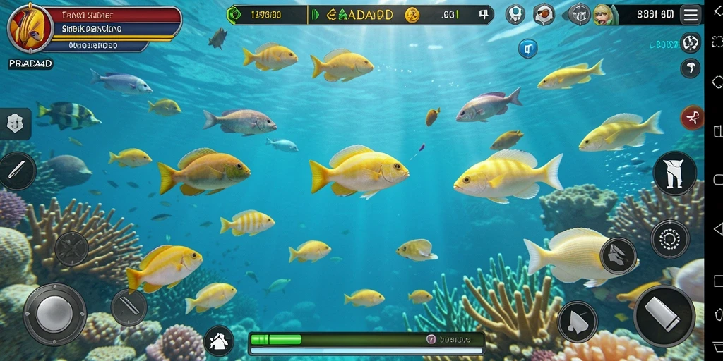 Tangkapan layar PRADA4D menampilkan aksi seru dalam permainan Tembak Ikan.