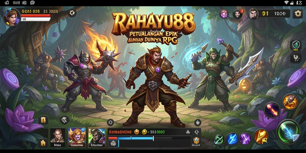 Tampilan gameplay RAHAYU88 yang memukau di dunia RPG.