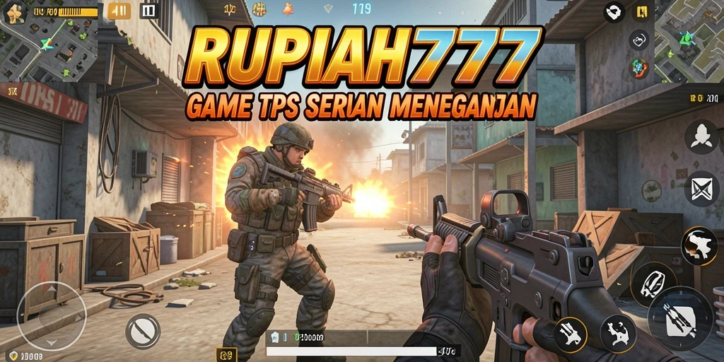 Tangkapan layar gameplay luar biasa di RUPIAH777 dengan aksi TPS yang intens.