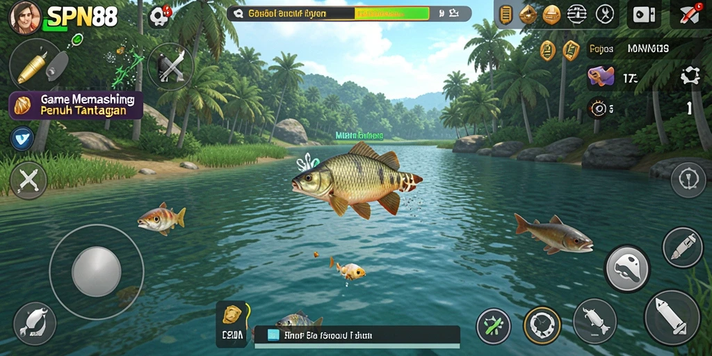 Tangkapan ikan besar dalam gameplay yang seru di SPN88.