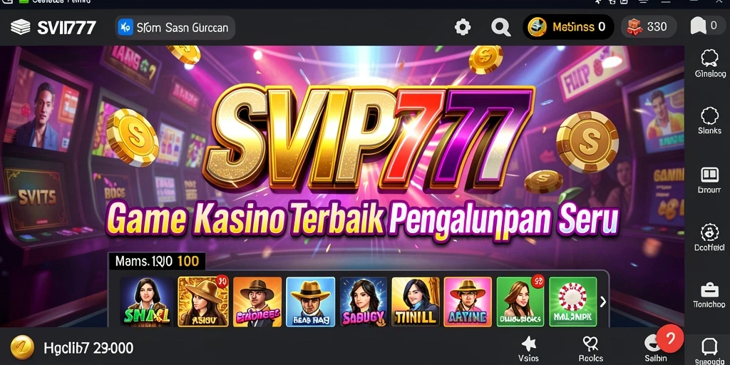 Screenshot gameplay SVIP777 yang seru dengan grafis menawan.