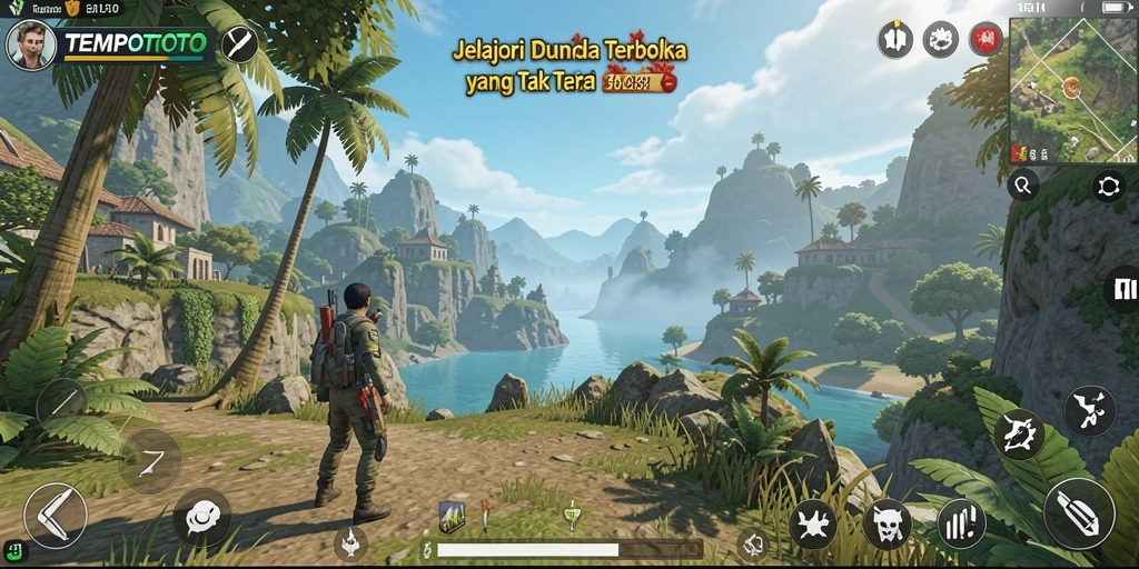 Tampilkan gameplay Open World yang mendebarkan dan beragam.